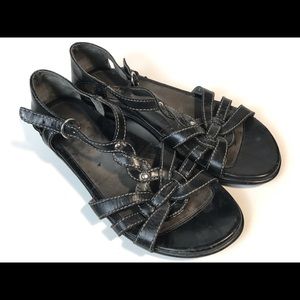 Dansko Black Women’s Heel Sandals size 39 EU